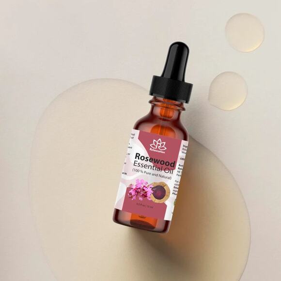 Rosewood Essential Oil in Amber Bottle - Picture 8 of 10